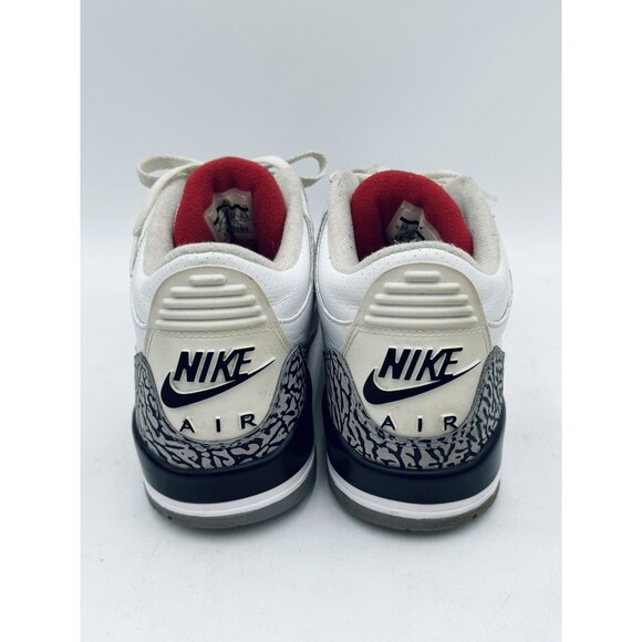 Nike Air Jordan Retro 3 White Cement 88 Men\'s Size 8.5 580775-160 Dunk Contest main image 10